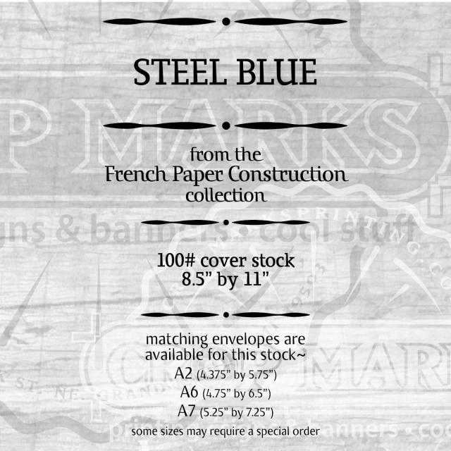 Blue – French Paper